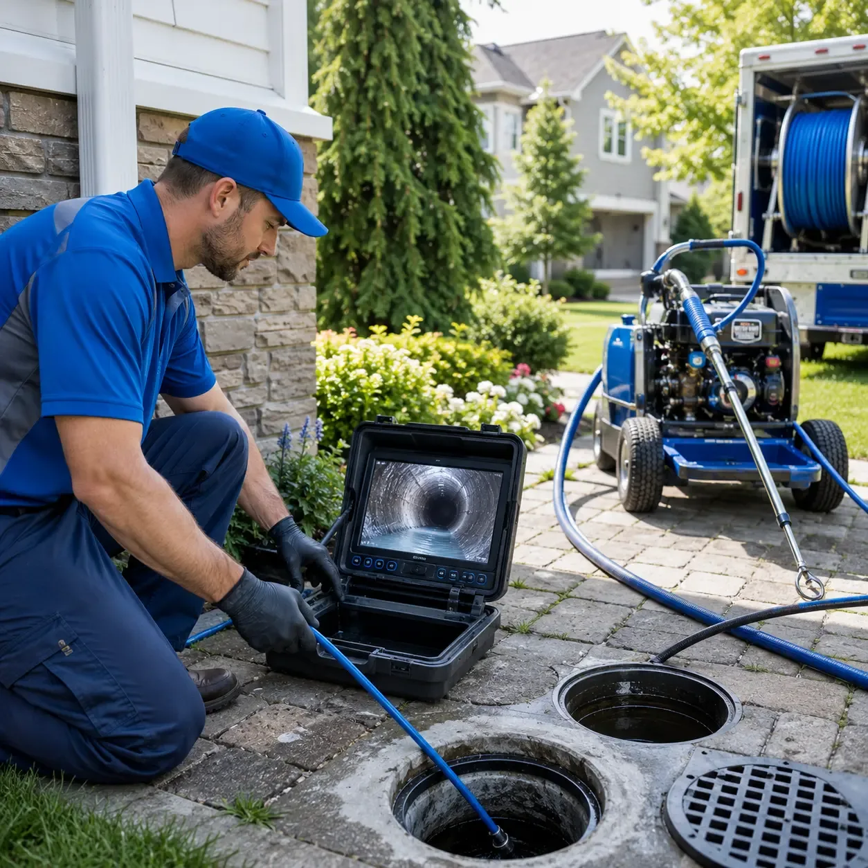 Outdoor drain cleaning professionals serving Addieville, IL